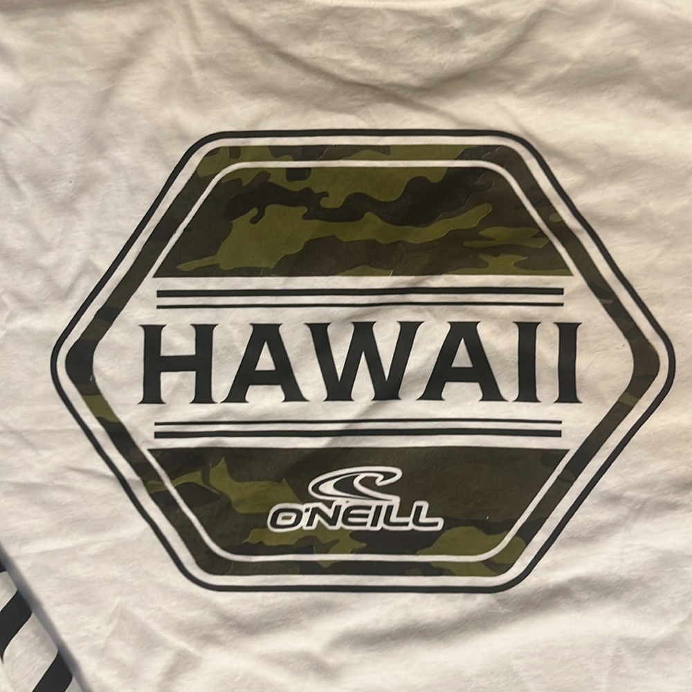 NWT Men’s O’Neill L/S “Tribute” T-Shirt. White w/Camo logo. Comes Various sizes - Picture 3 of 4